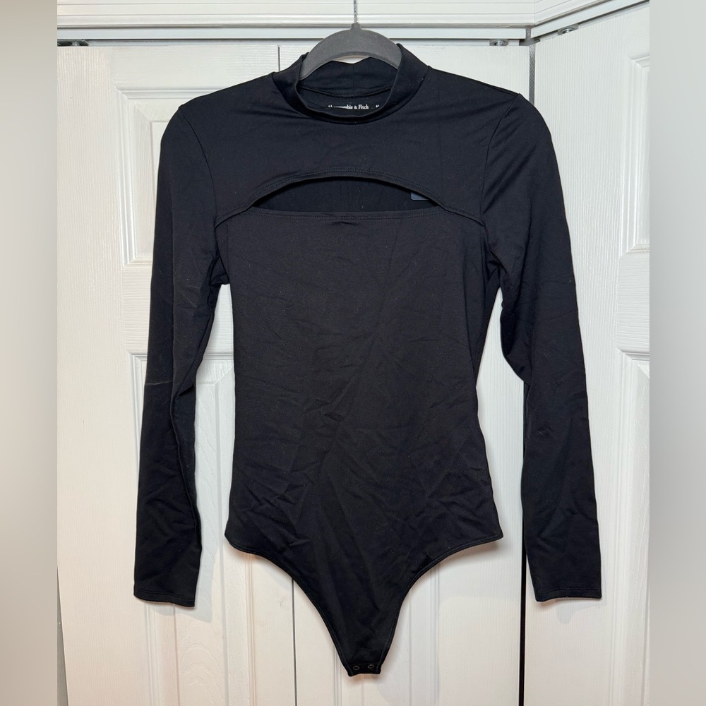 Abercrombie & Fitch Black Cutout Bodysuit